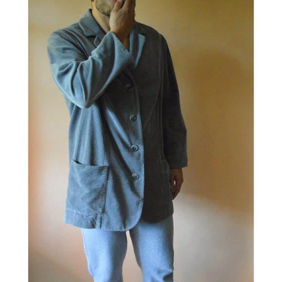 Vintage Corduroy Unisex Blazer Jacket - Picture 2 of 4